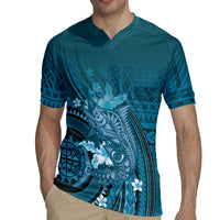 Samoa Tatau Marlin Rugby Jersey With Siapo Motifs Teal