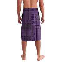 Samoa Tatau Marlin Lavalava With Siapo Motifs Violet