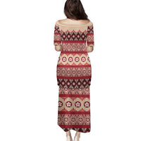 Tonga Language Week Family Matching Puletasi and Hawaiian Shirt Lea Faka-Tonga Everyday - Polynesian Pride