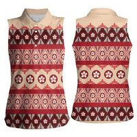 Tonga Language Week Women Sleeveless Polo Shirt Lea Faka-Tonga Everyday - Polynesian Pride