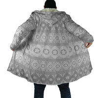 Tonga White Sunday Cloak Tongan Ngatu Siale Pattern - Polynesian Pride