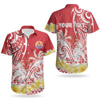 Personalised Tahiti Surfing Couples Matching Mermaid Dress and Hawaiian Shirt Polynesian Style LT05 - Polynesian Pride