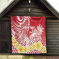 Personalised Tahiti Surfing Quilt Polynesian Style LT05 - Polynesian Pride