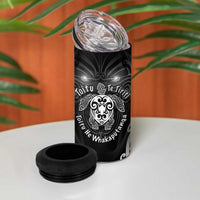 Aotearoa Toitu Te Tiriti 4 in 1 Can Cooler Tumbler Ka Mua Ka Muri