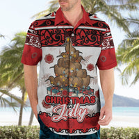 Personalised New Zealand July Christmas Hawaiian Shirt Maori Kiwi Xmas Tree - White LT05 - Polynesian Pride