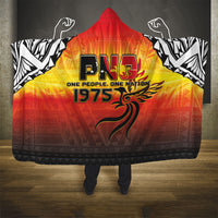 Papua New Guinea Independence Day Hooded Blanket One People One Nation One PNG LT05 - Polynesian Pride