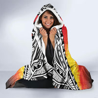Papua New Guinea Independence Day Hooded Blanket One People One Nation One PNG LT05 - Polynesian Pride