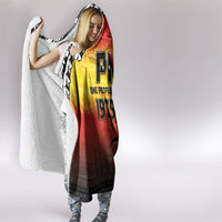 Papua New Guinea Independence Day Hooded Blanket One People One Nation One PNG LT05 - Polynesian Pride