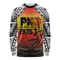 Papua New Guinea Independence Day Long Sleeve Shirt One People One Nation One PNG LT05 Unisex Yellow - Polynesian Pride