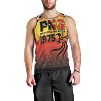 Papua New Guinea Independence Day Men Tank Top One People One Nation One PNG LT05 - Polynesian Pride