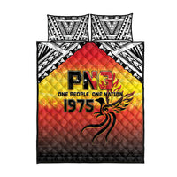 Papua New Guinea Independence Day Quilt Bed Set One People One Nation One PNG LT05 - Polynesian Pride