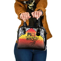 Papua New Guinea Independence Day Shoulder Handbag One People One Nation One PNG LT05 One Size Yellow - Polynesian Pride