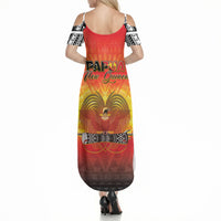 Papua New Guinea Independence Day Summer Maxi Dress One People One Nation One PNG LT05 - Polynesian Pride