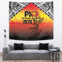 Papua New Guinea Independence Day Tapestry One People One Nation One PNG LT05 Yellow - Polynesian Pride