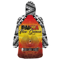 Papua New Guinea Independence Day Wearable Blanket Hoodie One People One Nation One PNG LT05 - Polynesian Pride