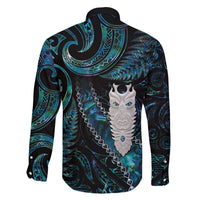 New Zealand Aotearoa Family Matching Puletasi and Hawaiian Shirt Maori Tane Te Waiora Paua Shell Glitter Turquoise LT05 - Polynesian Pride