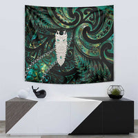 New Zealand Aotearoa Tapestry Maori Tane Te Waiora Paua Shell Glitter Green
