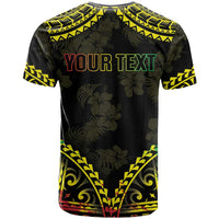 Aloha Tropical Palm Trees T Shirt Reggae Polynesian Pattern