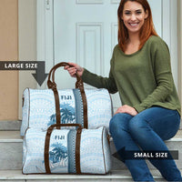 Fiji Regatta Travel Bag Palm Tree Tapa Pattern - Polynesian Pride