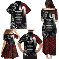 New Zealand Aotearoa Mana Wahine Family Matching Puletasi and Hawaiian Shirt LT05 - Polynesian Pride