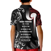 New Zealand Aotearoa Mana Wahine Kid Polo Shirt