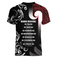 New Zealand Aotearoa Mana Wahine Women V-Neck T-Shirt