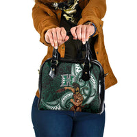 Hawaii Ikaika Warrior Football Shoulder Handbag Polynesian Tribal Tattoo - Polynesian Pride
