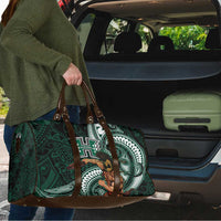 Hawaii Ikaika Warrior Football Travel Bag Polynesian Tribal Tattoo - Polynesian Pride