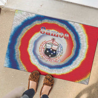 Samoa Rubber Doormat Tie Dye Unique Style