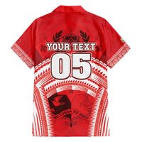 Custom Tonga Rugby Mate Ma'a Family Matching Summer Maxi Dress and Hawaiian Shirt Tongan Pride Unique Style - Polynesian Pride