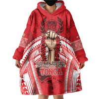 Custom Tonga Rugby Mate Ma'a Wearable Blanket Hoodie Tongan Pride Unique Style LT05 - Polynesian Pride