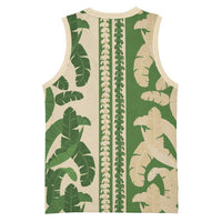 Hawaii Pua Kenikeni Lei Basketball Jersey With Lau Maia Green