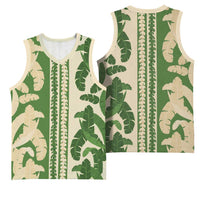 Hawaii Pua Kenikeni Lei Basketball Jersey With Lau Maia Green