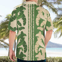 Hawaii Pua Kenikeni Lei Hawaiian Shirt With Lau Maia Green
