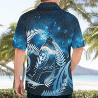New Zealand Matariki Hawaiian Shirt Pigeon Kereru Maori Fern Art LT05 - Polynesian Pride