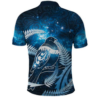 New Zealand Matariki Polo Shirt Pigeon Kereru Maori Fern Art LT05 - Polynesian Pride