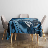 New Zealand Matariki Tablecloth Pigeon Kereru Maori Fern Art