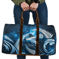 New Zealand Matariki Travel Bag Pigeon Kereru Maori Fern Art LT05 Blue - Polynesian Pride