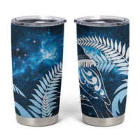 New Zealand Matariki Tumbler Cup Pigeon Kereru Maori Fern Art LT05 Blue - Polynesian Pride