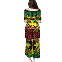 Personalised Wallis and Futuna Territory Day Puletasi Polynesian Pattern Simple Style