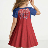 Aiga Samoa Kid Short Sleeve Dress Aiga Is Everything LT05 - Polynesian Pride