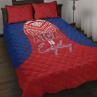 Aiga Samoa Quilt Bed Set Aiga Is Everything LT05 Red - Polynesian Pride