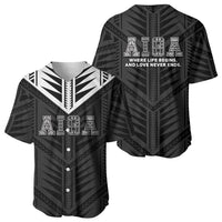 Samoa Aiga Baseball Jersey Samoan Tribal Pattern LT05 - Polynesian Pride