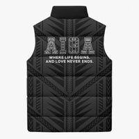 Samoa Aiga Sleeveless Puffer Jacket Samoan Tribal Pattern LT05 - Polynesian Pride