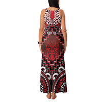 Personalised New Zealand Aotearoa Family Matching Tank Maxi Dress and Hawaiian Shirt Te Reo Maori Ake Ake Ake LT05 - Polynesian Pride