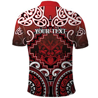 Personalised New Zealand Aotearoa Polo Shirt Te Reo Maori Ake Ake Ake - Polynesian Pride