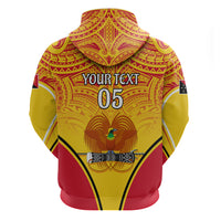 Custom Papua New Guinea Rugby Hoodie 2023 Pacific Championships The Kumuls LT05 - Polynesian Pride