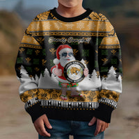 Custom Hawaii James Campbell High School Christmas Kid Ugly Christmas Sweater Tropical Santa Claus LT05 - Polynesian Pride