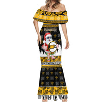 Custom Hawaii Nanakuli High and Intermediate School Christmas Mermaid Dress Tropical Santa Claus LT05 - Polynesian Pride