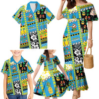 Tuvalu Christmas Family Matching Mermaid Dress and Hawaiian Shirt Festive Beach Vibes LT05 - Polynesian Pride
